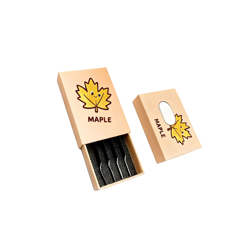 Alternative view of Custom Slide Drawer Paper Box, Sliding Drawer Rigid Box with Window for Tweezers Tool Packaging