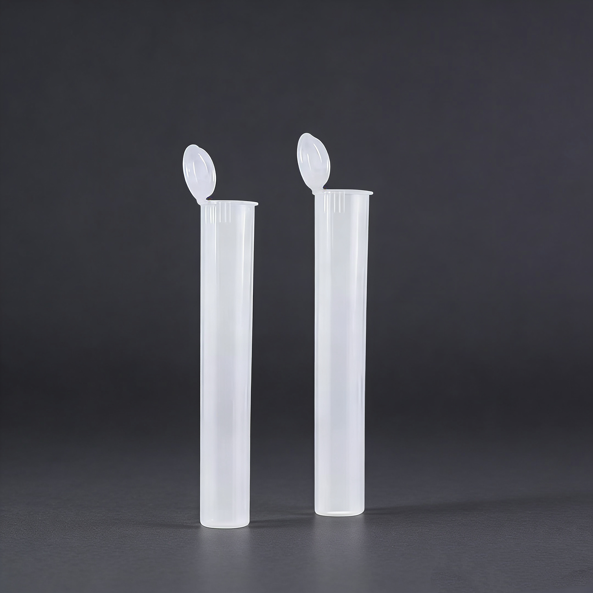 PP Plastic Pop Top Tubes with Flip Cap, Empty Cylinder Packaging Tubes - Image 5