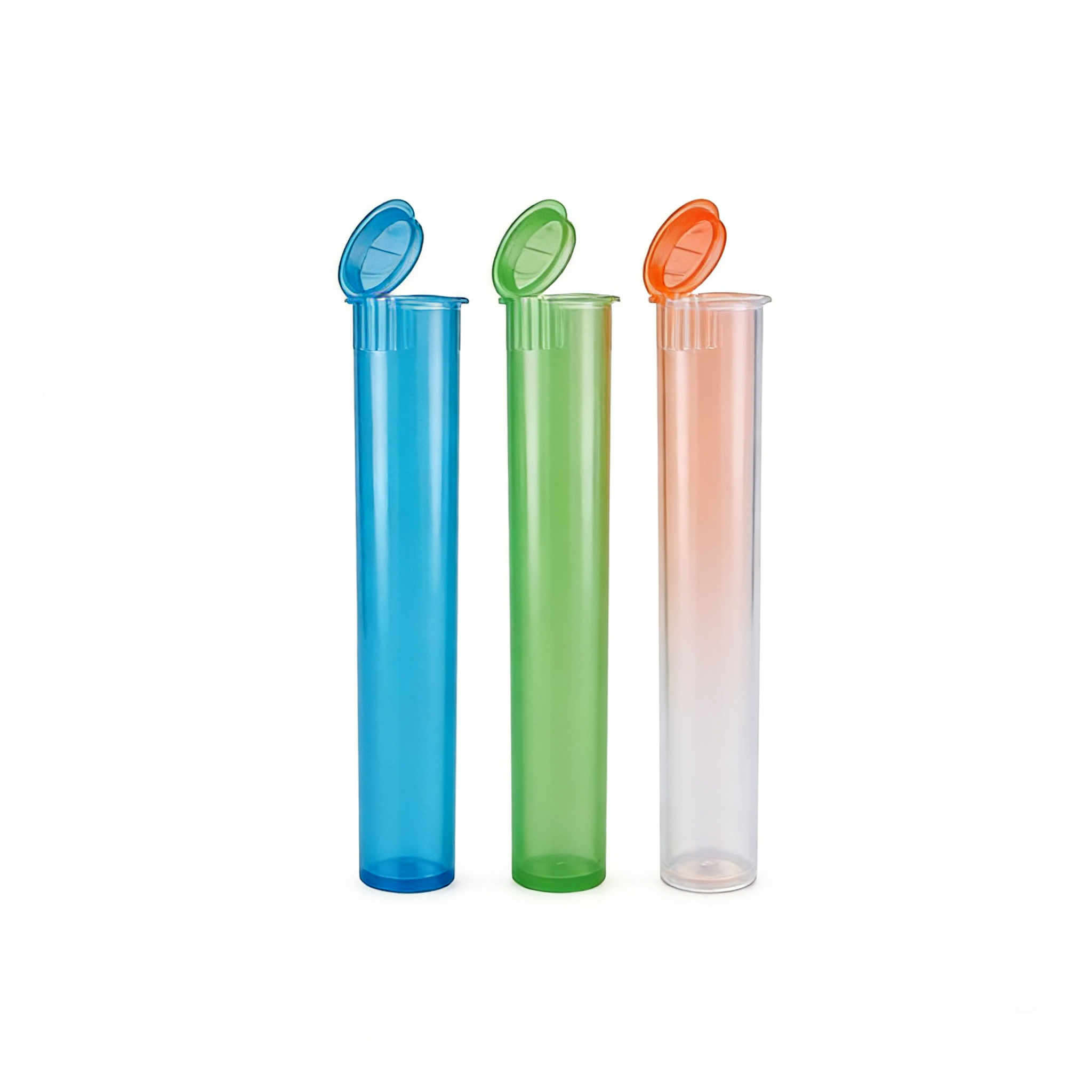 PP Plastic Pop Top Tubes with Flip Cap, Empty Cylinder Packaging Tubes - Image 7