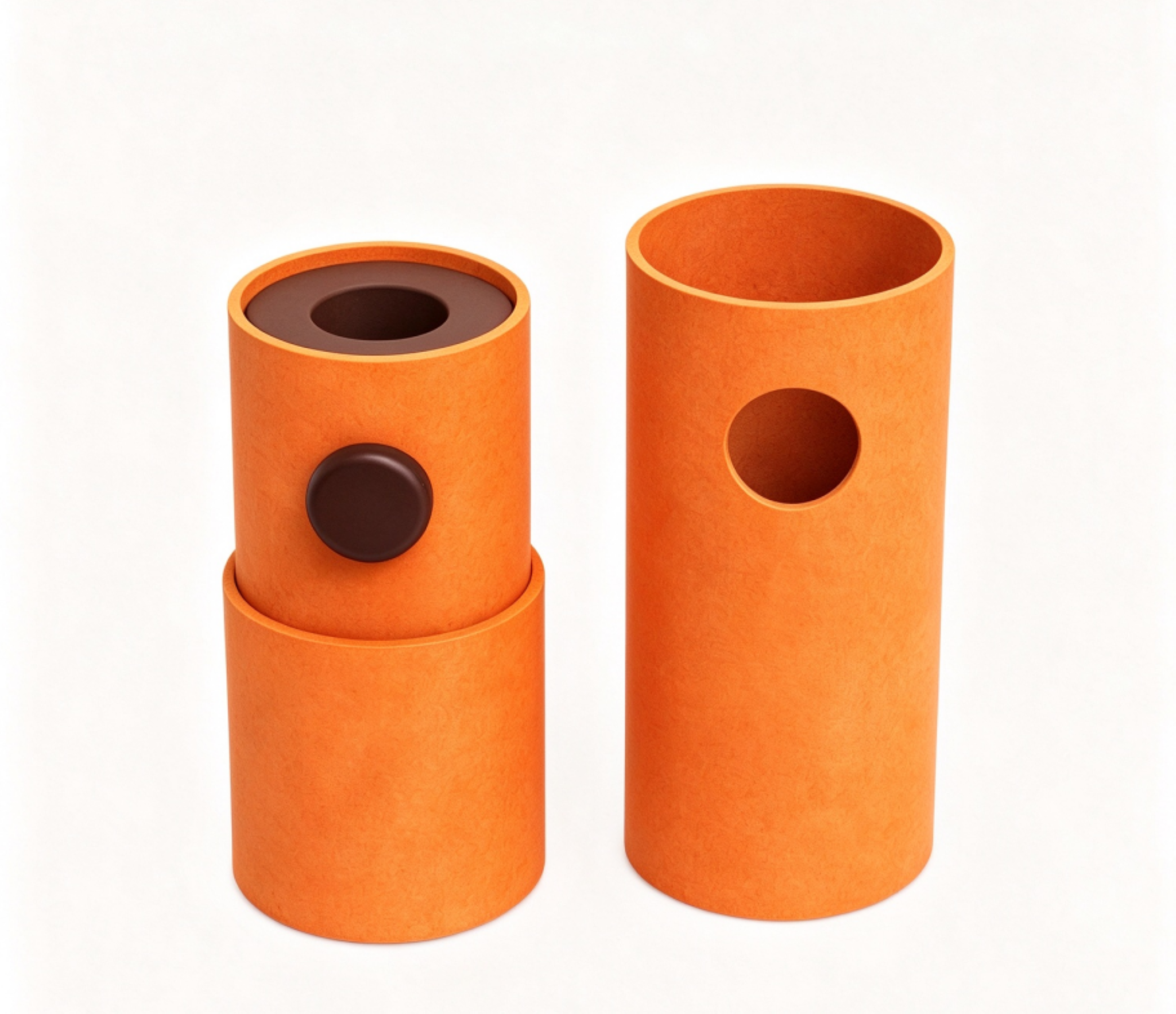 Biodegradable Kraft Paper Tube Container for Cosmetic & Tea - Image 4