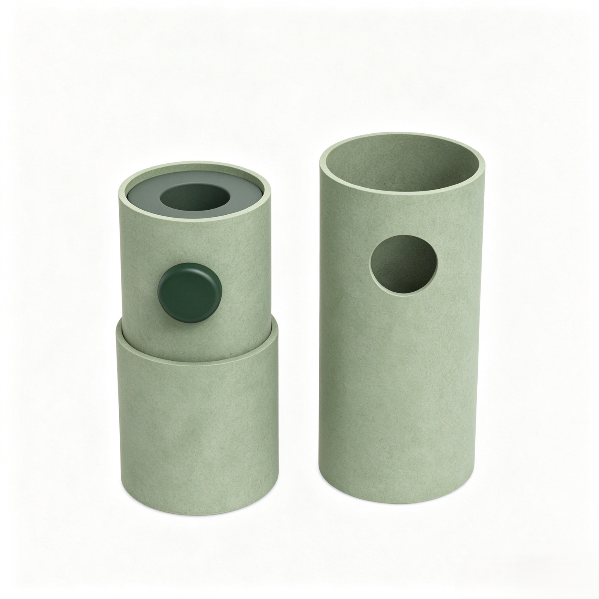 Biodegradable Kraft Paper Tube Container for Cosmetic & Tea - Image 3